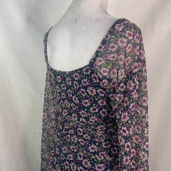 Altar'd State Floral Long Sleeve Bodycon Dress- NWT - Picture 9 of 16